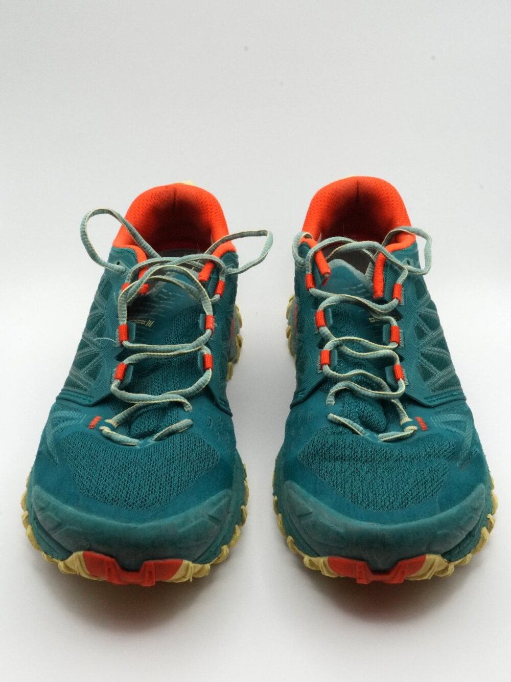 La Sportiva Bushido III Women's Trail Running Shoes Teal Orange Size 8.5 EU 40
